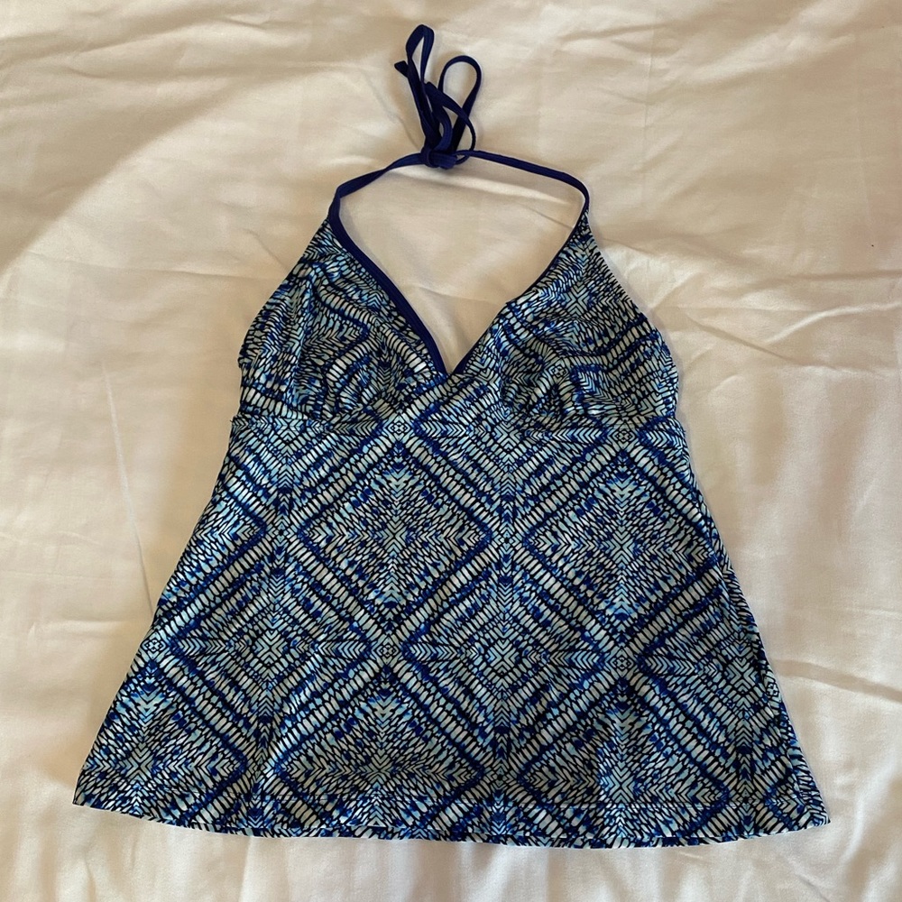 Massimo Blue Tankini Swimsuit Top (NO REFUND/EXCHANGE)